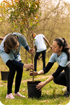 Tree planting event